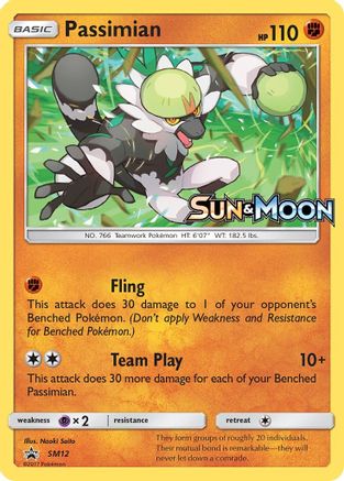 SM Promos SM12 Passimian - Holofoil - Promo