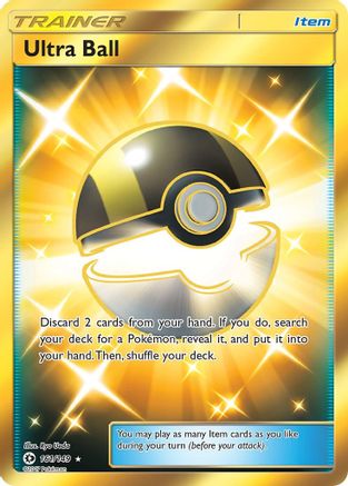 SM Base Set 161/149 Ultra Ball (Secret) - Holofoil - Secret Rare