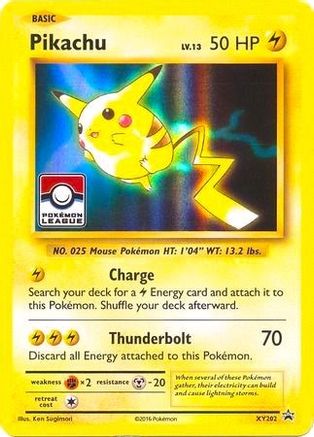 League & Championship Cards XY202 Pikachu - Holofoil - Promo