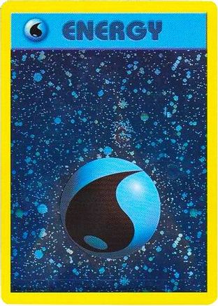 League & Championship Cards Water Energy (WotC 2002 League Promo) - Holofoil - Promo