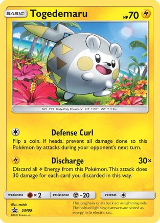 SM Promos SM09 Togedemaru - Holofoil - Promo
