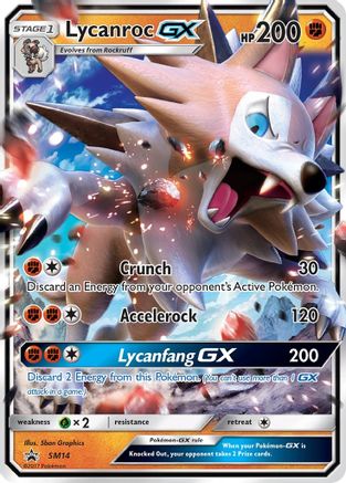 SM Promos SM14 Lycanroc GX - Holofoil - Promo