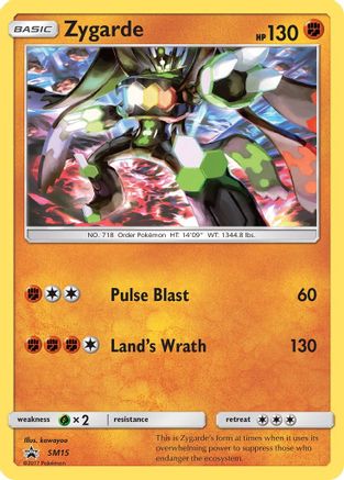 SM Promos SM15 Zygarde - Holofoil - Promo