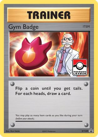 XY Promos XY209 Gym Badge (Blaine) - Holofoil - Promo
