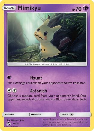 SM Promos SM29 Mimikyu - Holofoil - Promo