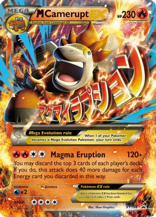 XY Promos XY198 M Camerupt EX - Holofoil - Promo