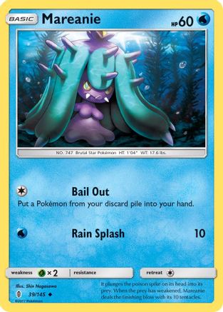 SM Guardians Rising 039 Mareanie - Uncommon