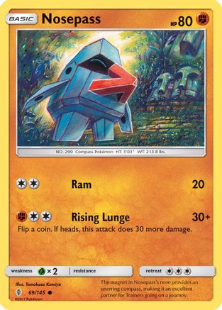 SM Guardians Rising 069/145 Nosepass - Common