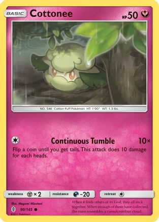 SM Guardians Rising 090/145 Cottonee - Common