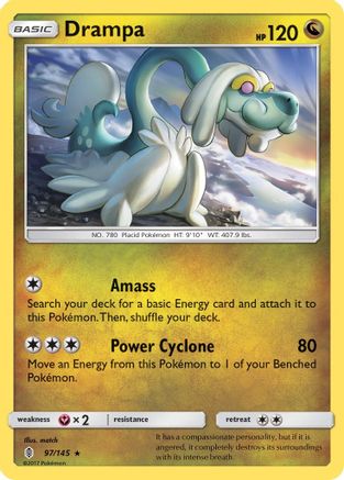 SM Guardians Rising 097/145 Drampa - Holofoil - Holo Rare