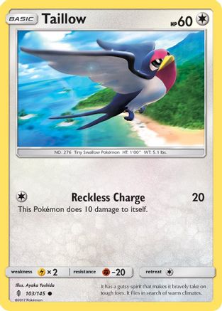SM Guardians Rising 103/145 Taillow - Common