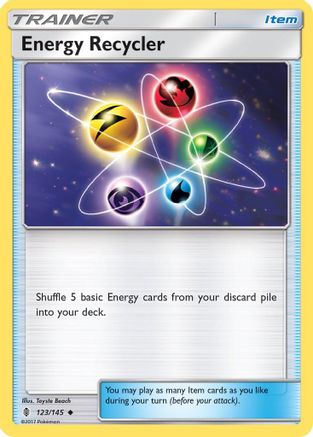 SM Guardians Rising 123/145 Energy Recycler - Uncommon