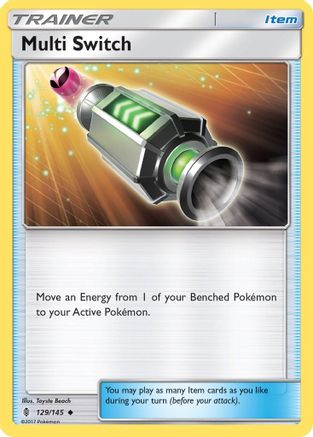 SM Guardians Rising 129/145 Multi Switch - Reverse Holofoil - Uncommon