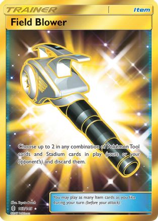 SM Guardians Rising 163 Field Blower (Secret) - Holofoil - Secret Rare