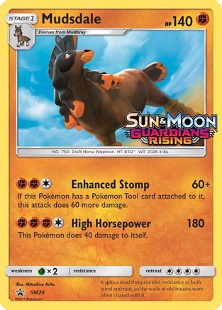 SM Promos SM20 Mudsdale - Holofoil - Promo