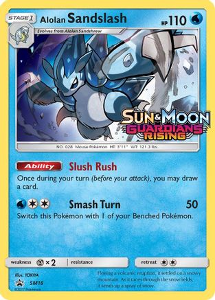 SM Promos SM18 Alolan Sandslash - Holofoil - Promo