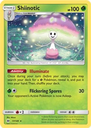 Deck Exclusives 017/149 Shiinotic - Rare