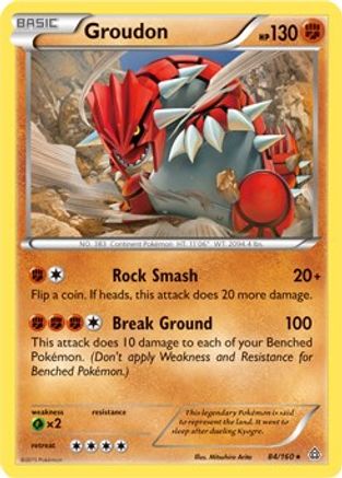 Deck Exclusives 084/160 Groudon - Holofoil - Holo Rare