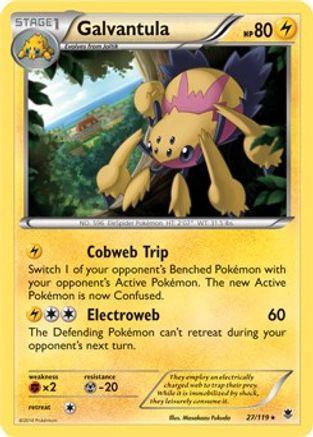 Deck Exclusives 027/119 Galvantula - Holofoil - Holo Rare