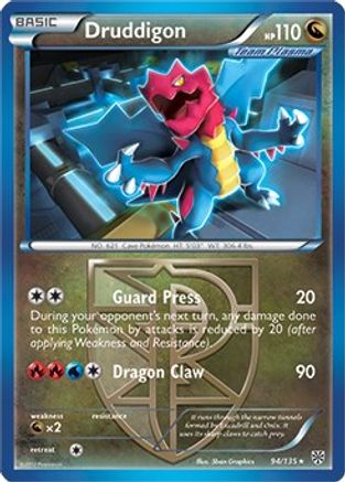 Deck Exclusives 094/135 Druddigon - Holofoil - Holo Rare