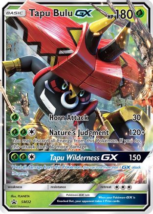 SM Promos SM32 Tapu Bulu GX - Holofoil - Promo