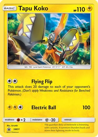 SM Promos SM31 Tapu Koko - Holofoil - Promo