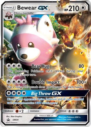 SM Promos SM34 Bewear GX - Holofoil - Promo
