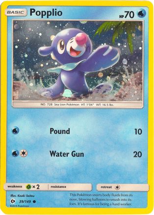 Miscellaneous Cards & Products 039/149 Popplio - Holofoil - Promo