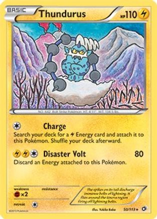 Deck Exclusives 050/113 Thundurus - Rare
