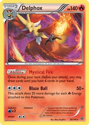 Deck Exclusives 026/146 Delphox - Rare