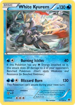 Deck Exclusives 021/124 White Kyurem - Rare
