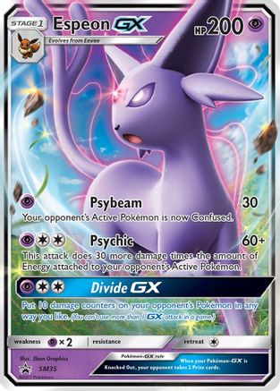 SM Promos SM35 Espeon GX - Holofoil - Promo