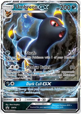 SM Promos SM36 Umbreon GX - Holofoil - Promo