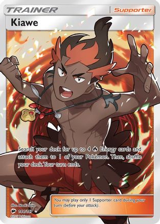 SM Burning Shadows 144/147 Kiawe (Full Art) - Holofoil - Ultra Rare