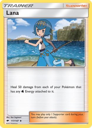 SM Burning Shadows 117/147 Lana - Reverse Holofoil - Uncommon