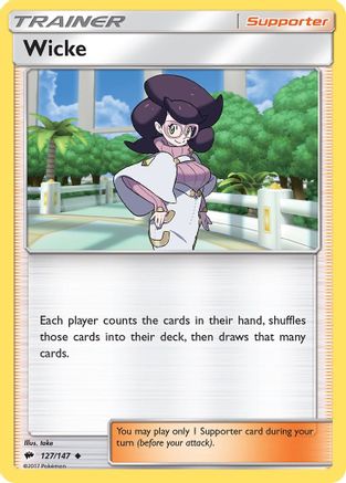 SM Burning Shadows 127/147 Wicke - Uncommon