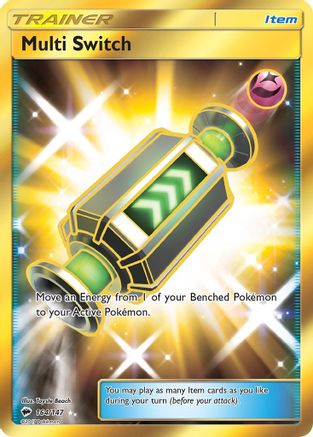 SM Burning Shadows 164 Multi Switch (Secret) - Holofoil - Secret Rare