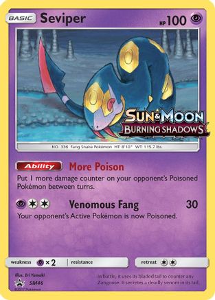 SM Promos SM46 Seviper - Holofoil - Promo