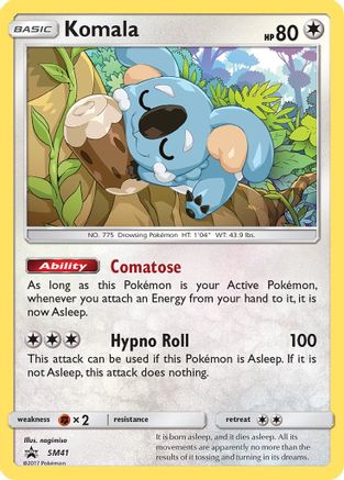 SM Promos SM41 Komala - Holofoil - Promo
