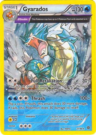 Miscellaneous Cards & Products 021/98 Gyarados - Holofoil - Holo Rare
