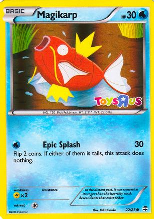 Miscellaneous Cards & Products 022/83 Magikarp - Holofoil - Promo