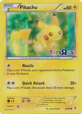 Miscellaneous Cards & Products 026/83 Pikachu - Holofoil - Promo