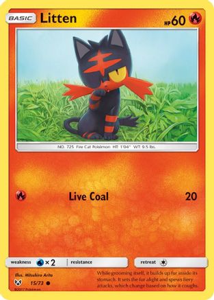 Shining Legends 015/73 Litten - Common