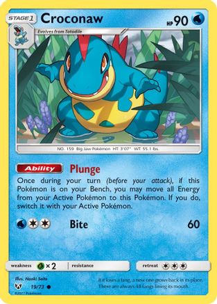 Shining Legends 019/73 Croconaw - Common