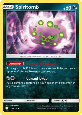 Shining Legends 047 Spiritomb - Uncommon