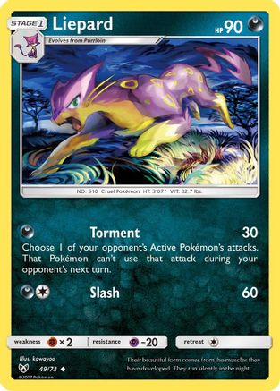 Shining Legends 049 Liepard - Uncommon
