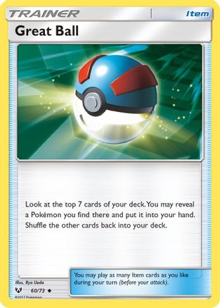 Shining Legends 060/73 Great Ball - Reverse Holofoil - Uncommon