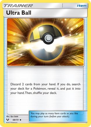 Shining Legends 068/73 Ultra Ball - Reverse Holofoil - Uncommon