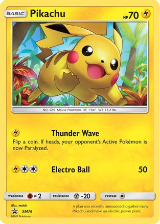 SM Promos SM76 Pikachu - Holofoil - Promo