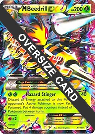 Jumbo Cards M Beedrill EX - XY158 - Holofoil - Promo